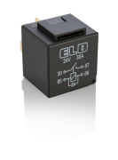 MİNİ RÖLE 24 V DC - 30A DC - 4 Fişli - Diyotlu - Su Geçirmez