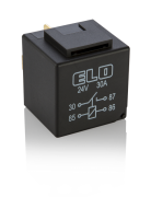MİNİ RÖLE 24 V DC - 30A DC - 4 Fişli - Standart - Su Geçirmez