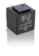 MİNİ RÖLE 24 V DC - 30A DC - 5 Fişli - Diyotlu - Su Geçirmez