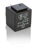 MİNİ RÖLE 24 V DC - 30A DC - 5 Fişli - Diyotlu - Su Geçirmez