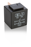 MİNİ GÜÇ RÖLESİ 12 V DC - 70A DC - 4 Fişli - Dirençli - Toz Korumalı