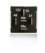 ELO ELEKTRONİK FLAŞÖR 12V, 5 TERMİNAL (49,49a,49b,31,15) FORD TRANSİT CONNECT İÇİN