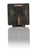 MİNİ GÜÇ RÖLESİ 12 V DC - 80A DC - 4 Fişli - Diyotlu - Toz Korumalı