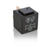 MİNİ GÜÇ RÖLESİ 24 V DC - 50A DC - 4 Fişli - Dirençli - Su Geçirmez