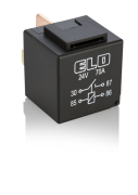 MİNİ GÜÇ RÖLESİ 24 V DC - 70A DC - 4 Fişli - Standart - Su Geçirmez