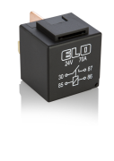 MİNİ GÜÇ RÖLESİ 24 V DC - 70A DC - 4 Fişli - Standart - Su Geçirmez