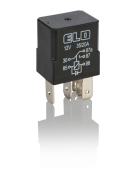 MİKRO RÖLE 12 V DC - 35/20A DC - Çift Platinli - Diyotlu