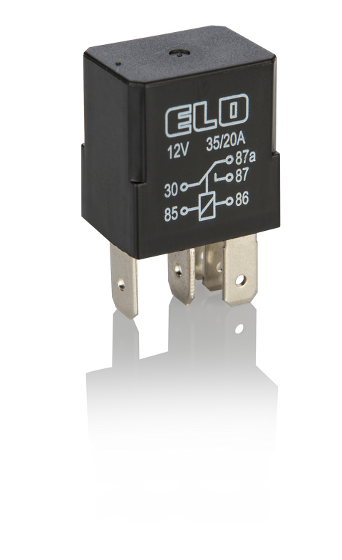 MİKRO RÖLE 12 V DC - 35/20A DC - Çift Platinli - Standart