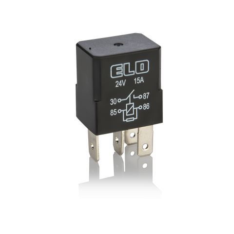 MİKRO RÖLE 24 V DC - 15A DC - 4 Fişli - Dirençli
