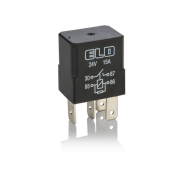 MİKRO RÖLE 24 V DC - 15A DC - 4 Fişli - Dirençli