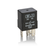 MİKRO RÖLE 24 V DC - 15A DC - 4 Fişli - Dirençli