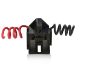 SOKETLER - GEÇMELİ (PLUG-IN) 2 Kablolu - 2 Kablolu - Seçenek 2 - 6,3 mm - Siyah