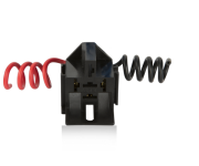 SOKETLER - GEÇMELİ (PLUG-IN) 2 Kablolu - 2 Kablolu - Seçenek 2 - 6,3 mm - Siyah