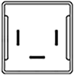 SOKETLER - GEÇMELİ (PLUG-IN) 3 Kablolu - 3 Kablolu - Seçenek 1 - 6,3 mm - Siyah