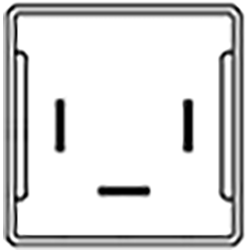 SOKETLER - GEÇMELİ (PLUG-IN) 3 Kablolu - 3 Kablolu - Seçenek 1 - 6,3 mm - Siyah