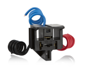 SOKETLER - GEÇMELİ (PLUG-IN) 3 Kablolu - 3 Kablolu - Seçenek 1 - 6,3 mm - Siyah