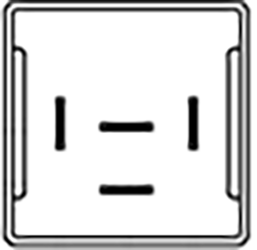 SOKETLER - GEÇMELİ (PLUG-IN) 4 Kablolu - 4 Kablolu - Seçenek 2 - 6,3 mm - Siyah