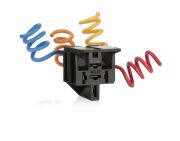 SOKETLER - GEÇMELİ (PLUG-IN) 4 Kablolu - 4 Kablolu - Seçenek 2 - 6,3 mm - Siyah