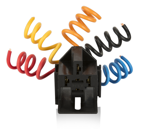 SOKETLER - GEÇMELİ (PLUG-IN) 5 Kablolu - 5 Kablolu - Seçenek 1 - 6,3 mm - Siyah