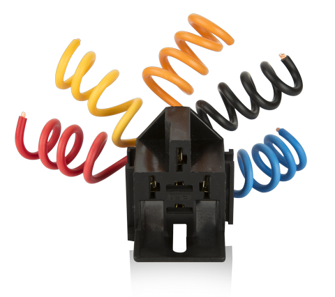 SOKETLER - GEÇMELİ (PLUG-IN) 5 Kablolu - 5 Kablolu - Seçenek 1 - 6,3 mm - Siyah