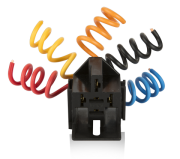 SOKETLER - GEÇMELİ (PLUG-IN) 5 Kablolu - 5 Kablolu - Seçenek 1 - 6,3 mm - Siyah