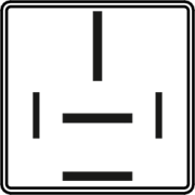 SOKETLER - GEÇMELİ (PLUG-IN) 5 Kablolu - 5 Kablolu - Seçenek 1 - 9,5 mm + 6,3 mm - Siyah