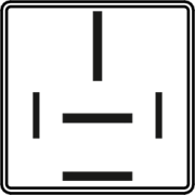 SOKETLER - GEÇMELİ (PLUG-IN) 5 Kablolu - 5 Kablolu - Seçenek 1 - 9,5 mm + 6,3 mm - Siyah