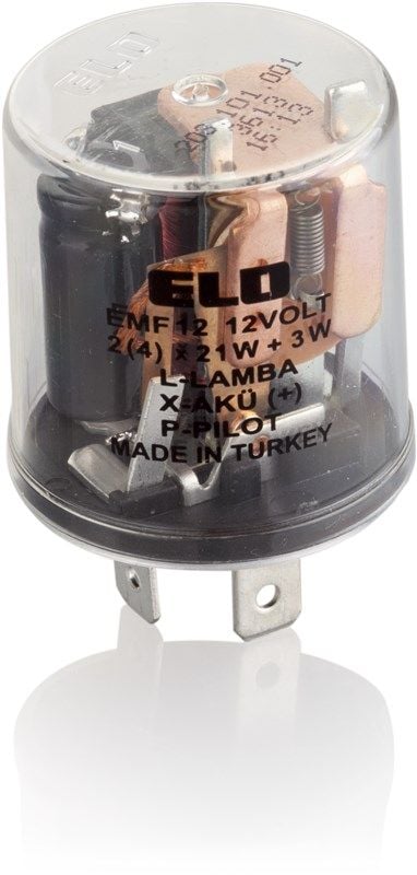 ELO  ELEKTROMEKANİK FLAŞÖR ÜNİVERSAL, 3 TERMİNAL (X,L,P) 12 V