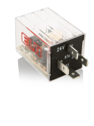 ELO STOP ZAMAN RÖLESİ - AYARLI 24 V DC - Zaman ayarını ELO yapar - 4 Fişli