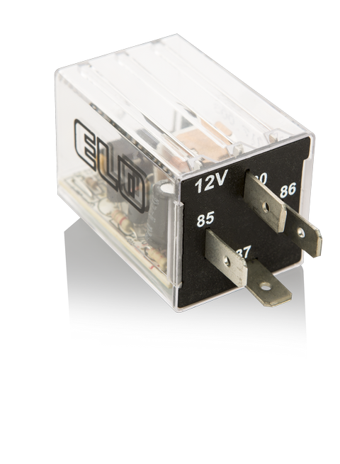 ELO ZAMAN RÖLESİ - AYARLI 12 V DC - Zaman ayarını ELO yapar - 4 Fişli