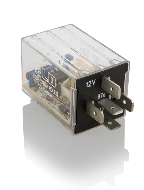 ELO ZAMAN RÖLESİ - AYARLI 12 V DC - Zaman ayarını ELO yapar - Çift Platinli