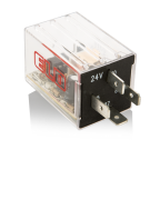 ELO ZAMAN RÖLESİ - AYARLI 24 V DC - Zaman ayarını ELO yapar - 4 Fişli