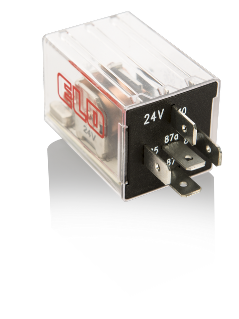 ELO ZAMAN RÖLESİ - AYARLI 24 V DC - Zaman ayarını ELO yapar - Çift Platinli