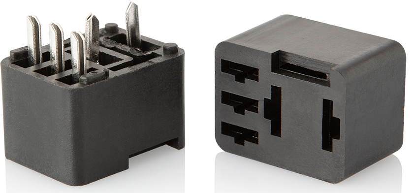 SOKETLER - PCB TIPI 6,3 mm + 4,8 mm - 5 Terminalli - Seçenek 2