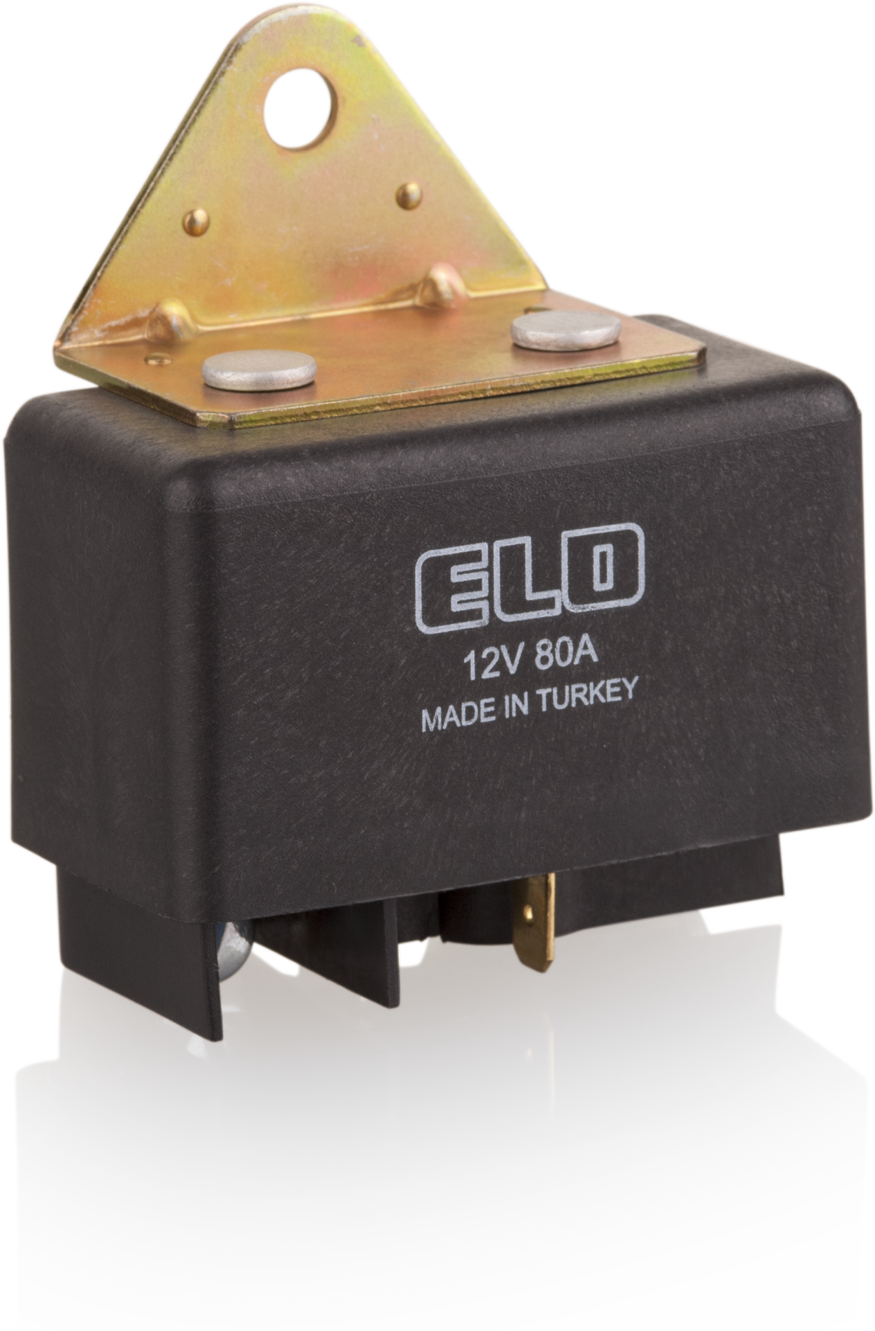 ELO GÜÇ RÖLESİ BÜYÜK KASA 80A DC - 12 V DİRENÇLİ - Toz Korumalı