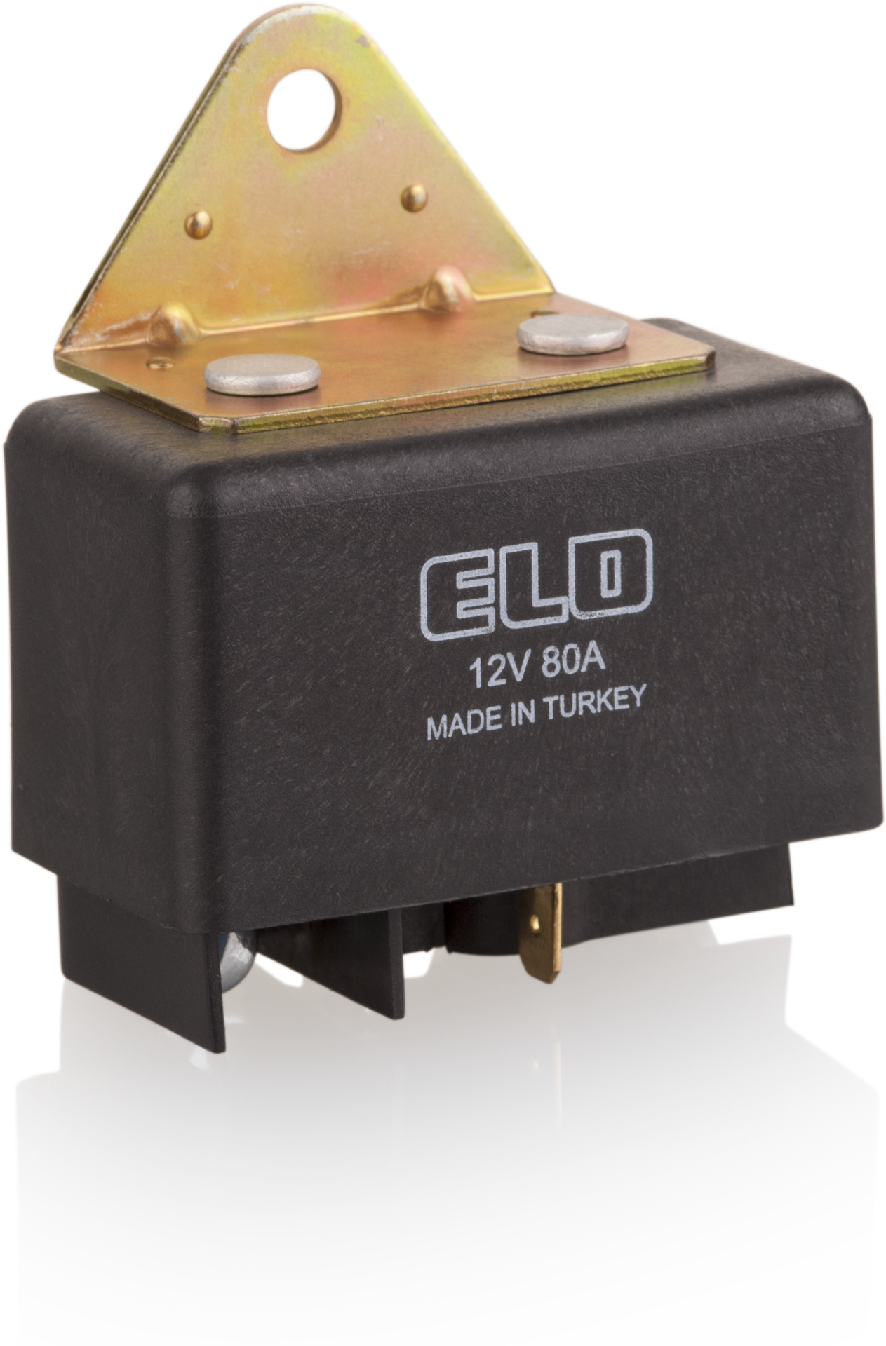 ELO GÜÇ RÖLESİ BÜYÜK KASA 80A DC - 12 V DİRENÇLİ - Toz Korumalı