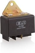 ELO GÜÇ RÖLESİ BÜYÜK KASA 50A DC - 12 V DİRENÇLİ - Toz Korumalı