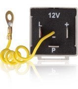 ELO ELEKTRONİK FLAŞÖR KABLOLU ÜNİVERSAL, 3 TERMİNAL+KABLO (+,L,P,-) 12 V