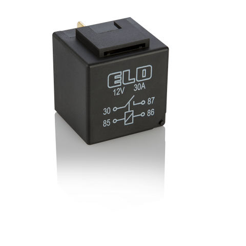 MİNİ RÖLE 12 V DC - 30A DC - 4 Fişli - Standart - Su Geçirmez