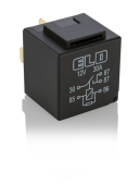 MİNİ RÖLE 12 V DC - 30A DC - 5 Fişli - Dirençli - Su Geçirmez