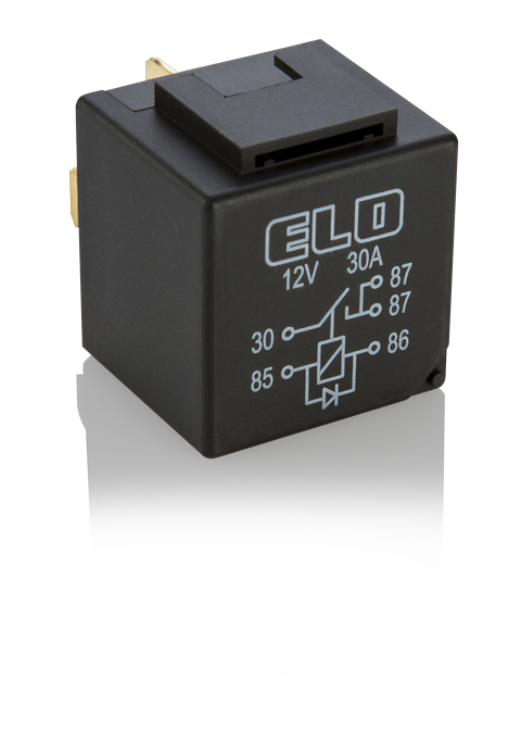 MİNİ RÖLE 12 V DC - 30A DC - 5 Fişli - Diyotlu - Su Geçirmez
