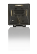 MİNİ RÖLE 12 V DC - 40A DC - 4 Fişli - Dirençli - Su Geçirmez