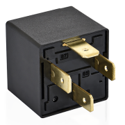 MİNİ RÖLE 12 V DC - 40A DC - 4 Fişli - Dirençli - Toz Korumalı