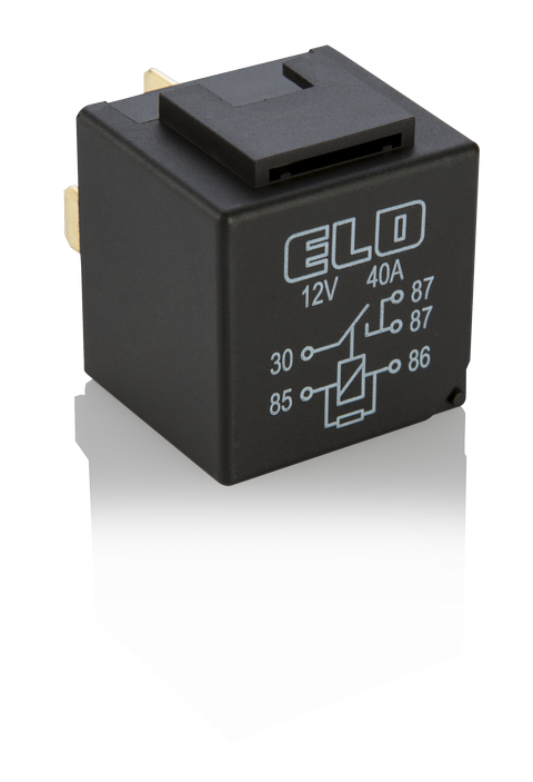 MİNİ RÖLE 12 V DC - 40A DC - 5 Fişli - Dirençli - Su Geçirmez