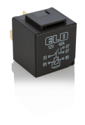 MİNİ RÖLE 12 V DC - 40A DC - 5 Fişli - Dirençli - Su Geçirmez