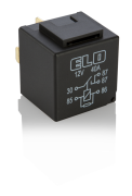 MİNİ RÖLE 12 V DC - 40A DC - 5 Fişli - Dirençli - Su Geçirmez