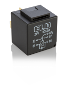 MİNİ RÖLE 24 V DC - 30/20A DC - Çift Platinli - Diyotlu - Su Geçirmez